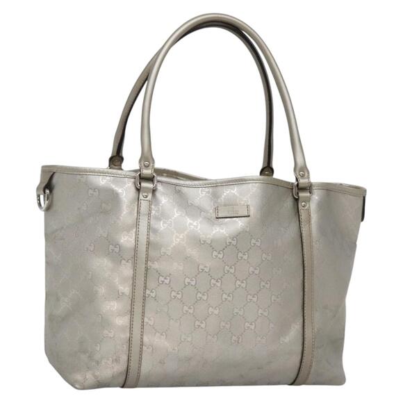 GUCCI GG Implementation Tote Bag Silver - Picture 1 of 16